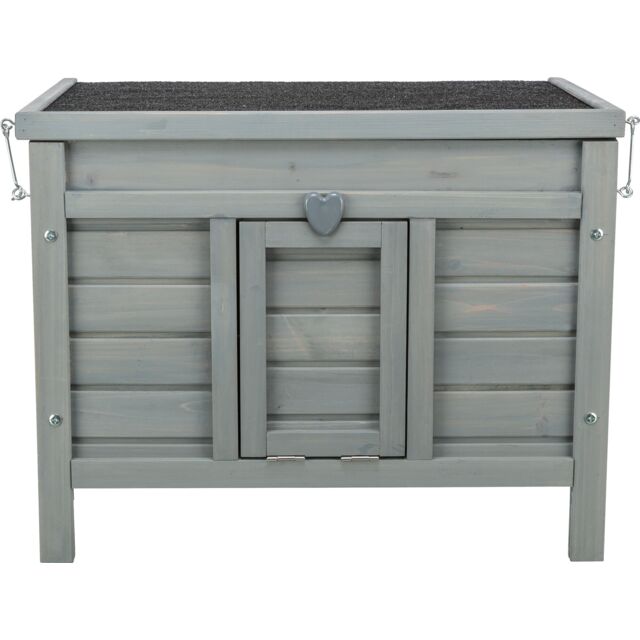 Trixie Kleintierhaus grau - 60 × 47 × 50 cm