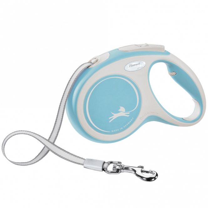 FLEXI Rollleine New COMFORT Gurt - 5m, bis 25kg