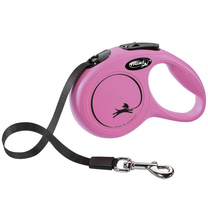 FLEXI Rollleine New CLASSIC Gurt - 3m, bis 12kg