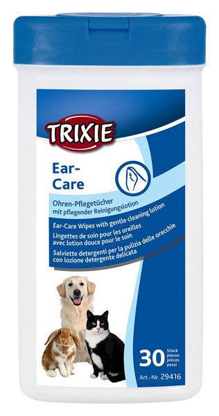 Trixie Ohrenpflege-Tücher, 30 Stück
