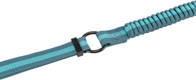 Trixie Jogging-Hundeleine - grafit/aqua
