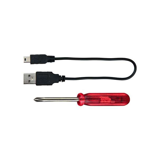 Trixie Flash Leuchtring USB Pink