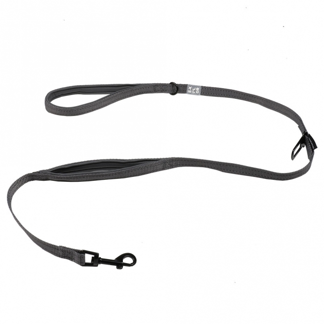 Duvoplus EXPLOR Ultimate Fit On-The-Road-Leine Safety - Silver Reflective - 130cm