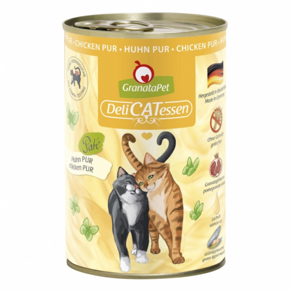 6 x GranataPet Delicatessen Dose Huhn PUR - 400 g