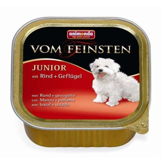 22 x Animonda vom Feinsten Junior Rind & Geflügel 150g