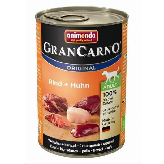 6 x Animonda Dog Dose GranCarno Adult Rind & Huhn 400g