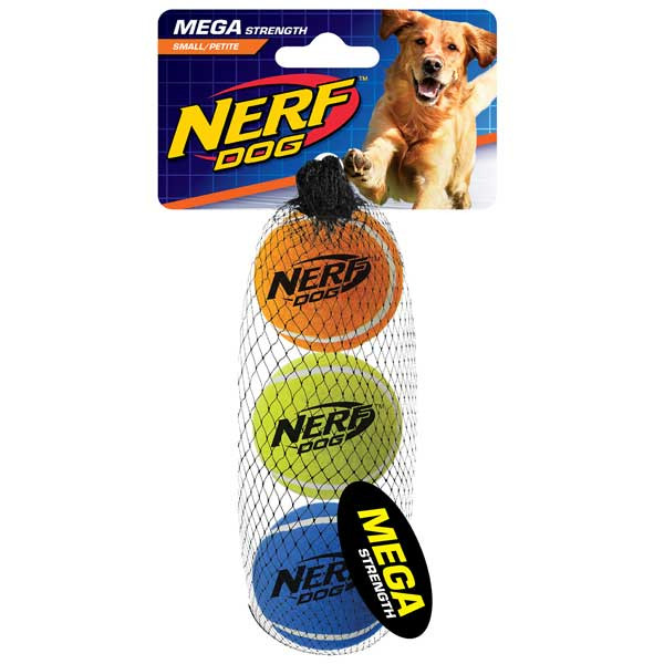 NERF DOG Tennis Balls megastark - 5,1 cm / 3 Stück