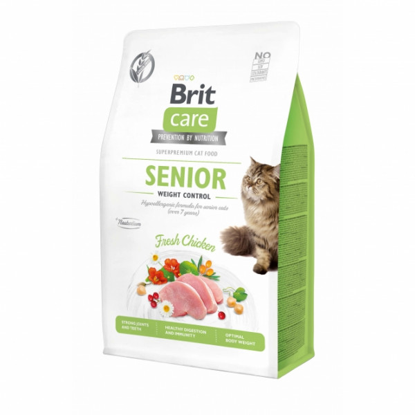 Brit Care Cat Grain-Free - Senior - Weight Control - 400g