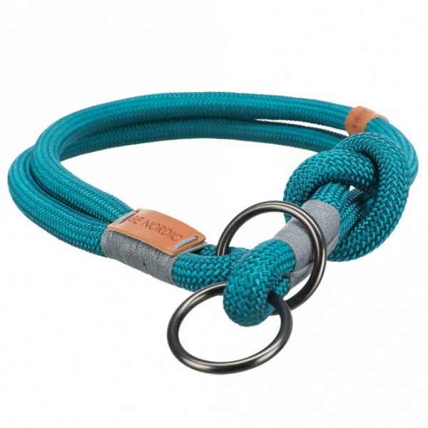 Trixie BE NORDIC Zug-Stopp-Halsband - petrol - 40 cm