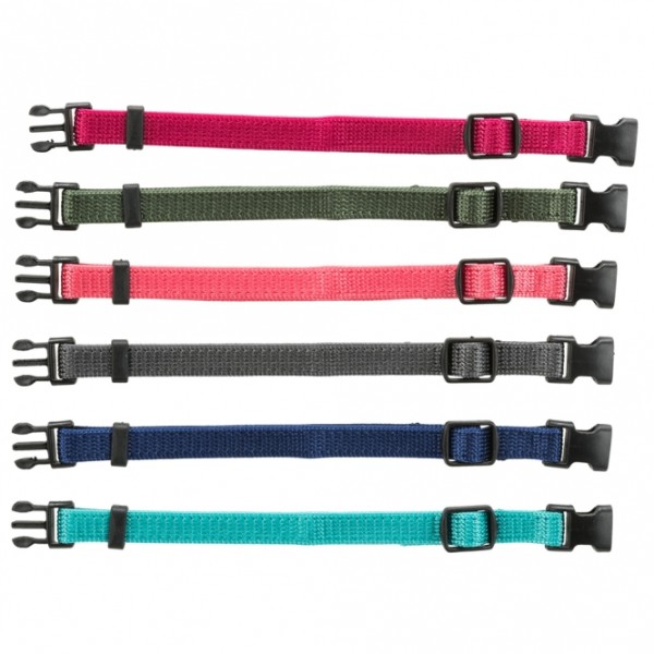 Trixie Welpenhalsbänder - 6er-Set 2 - S-M = 17-25 cm