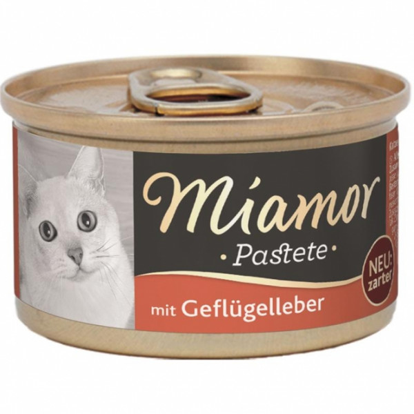 12 x Miamor Pastete Geflügelleber 85g