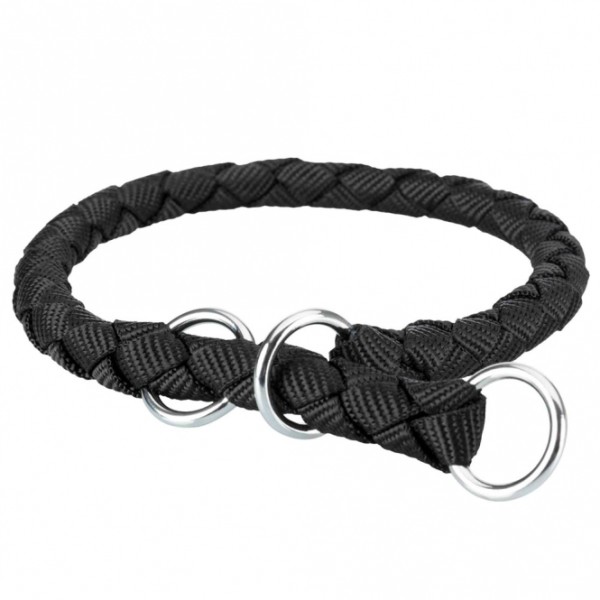 Trixie Cavo Zug-Stopp-Halsband - schwarz - 43-51 cm/ø 18 mm